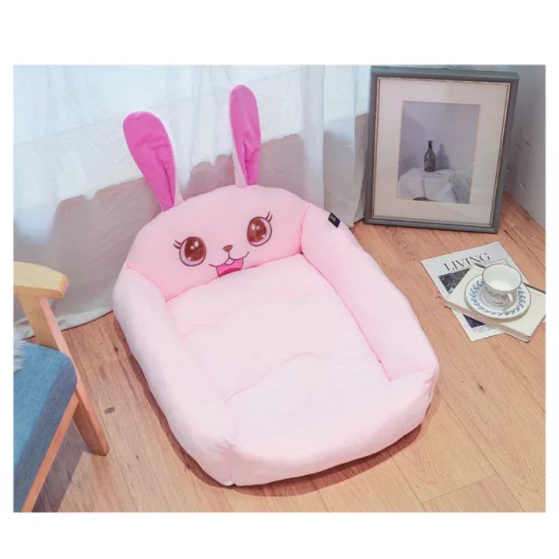 đệm cho thú cưng hình thêu ngộ nghĩnh 4 mẫu (m đầu thú thêu)