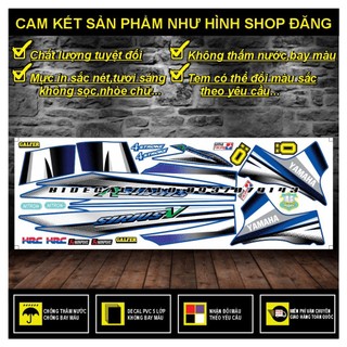 Tem rời sirius v phối xanh đen - thu decal