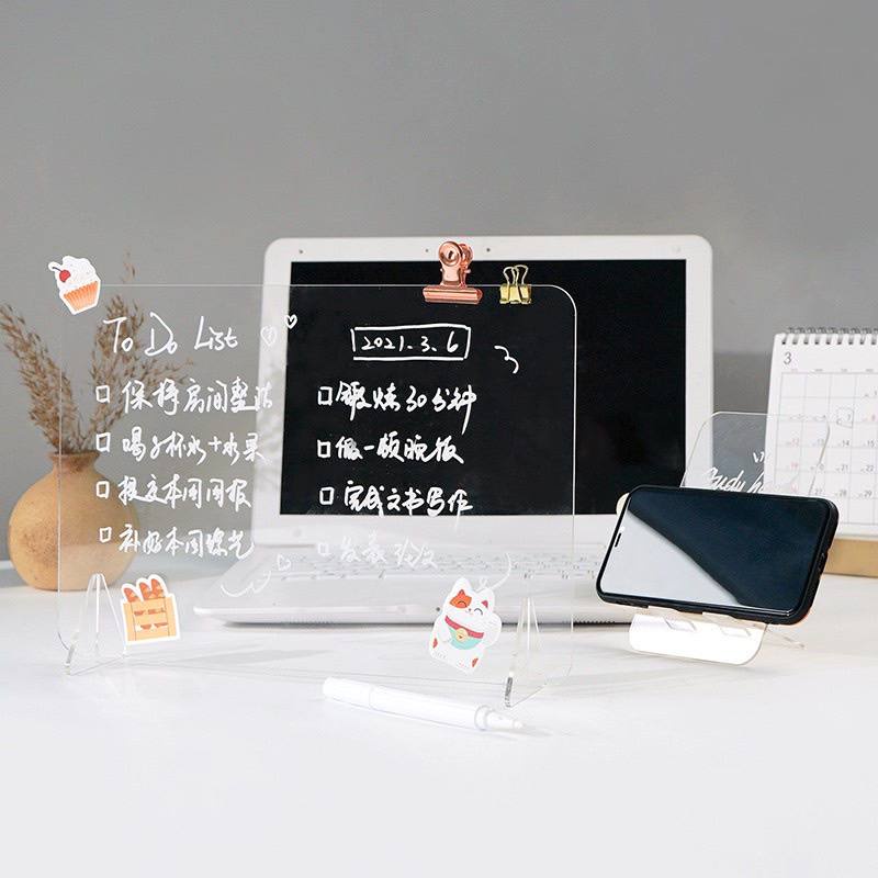 Bút viết gương, bút vẽ trên mặt gương, mặt kính, mặt phẳng với mực màu trắng dễ tẩy xóa