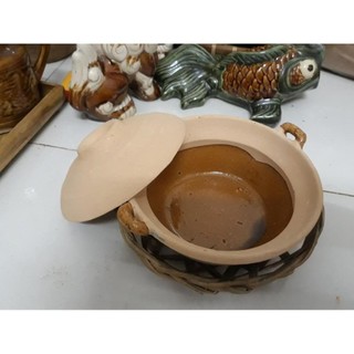Nồi đất tráng men 16cm