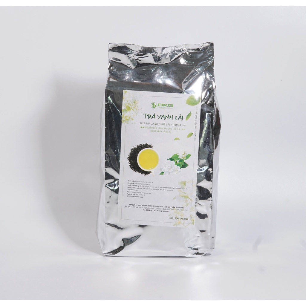 (PVT) Trà xanh nhài pha trà sữa, trà chanh gói 500gram