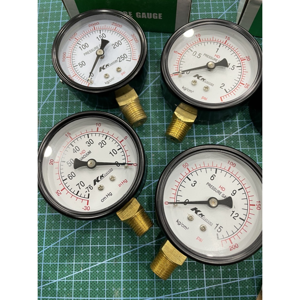 Đồng hồ đo áp suất khí nén phi 63mm
