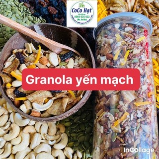 Granola giảm cân 5% yến mạch 500g.ngon hơn bạn tưởng.