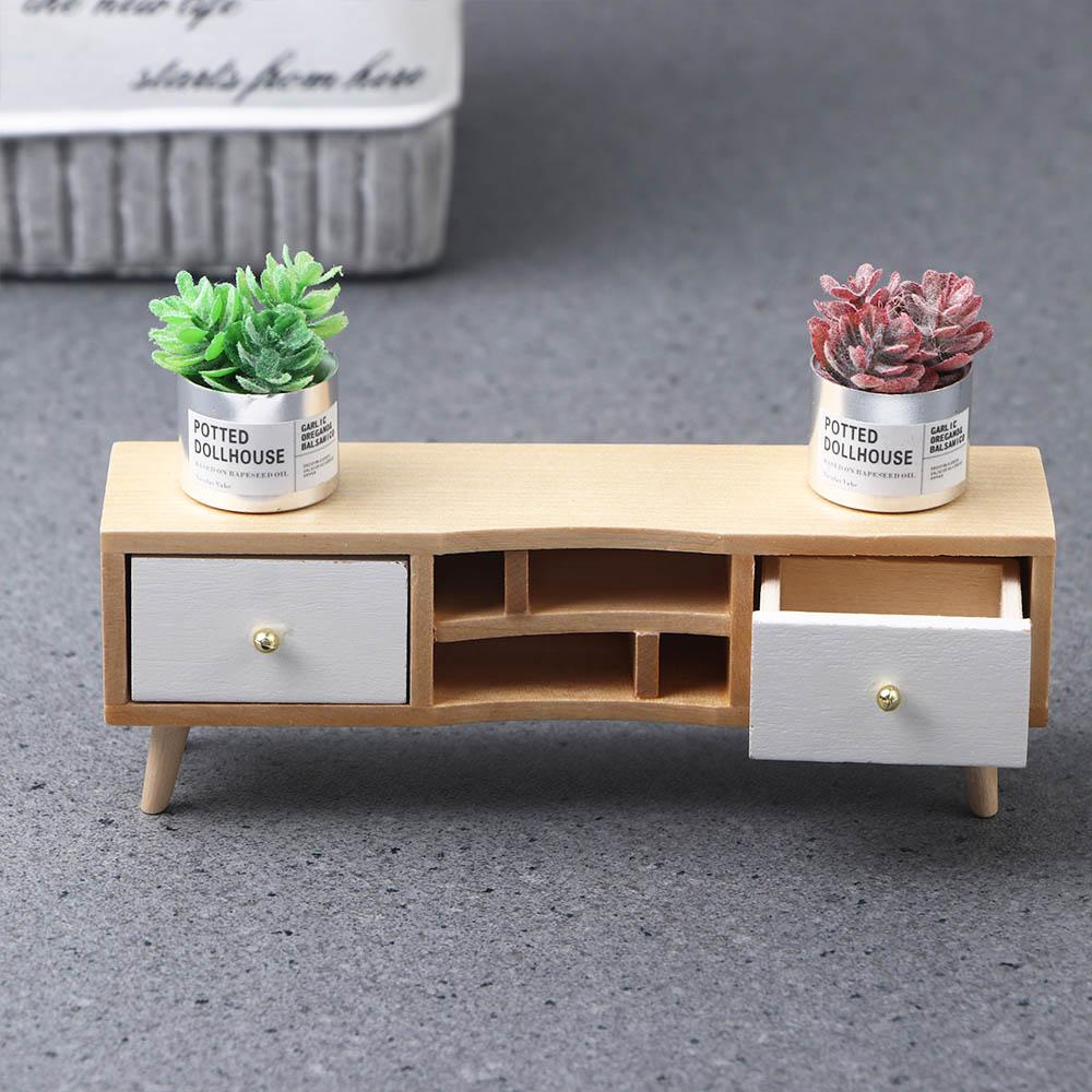 IVORY Mô Hình TV Mini 12cm * 4cm * 3cm Trang Trí Tiểu Cảnh