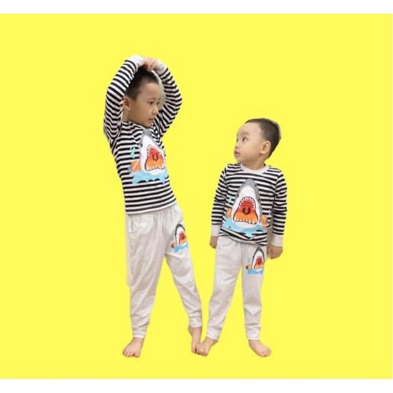 BỘ THUN DÀI TAY GAP BÉ TRAI