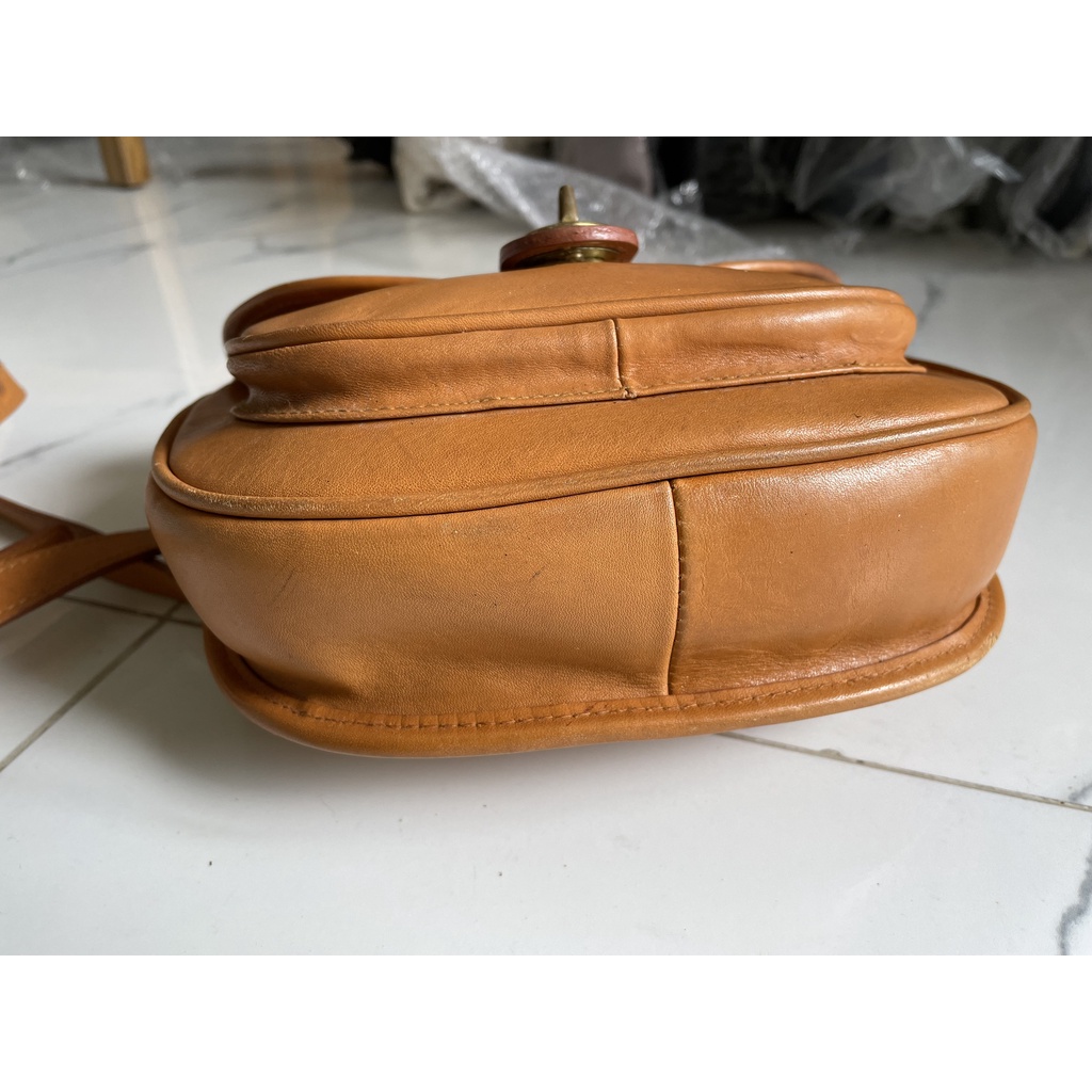 Lc42 Túi si đeo chéo da mộc