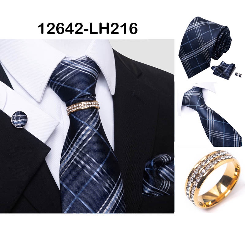 Cà Vạt 8cm Màu Vàng Sang Trọng Thời Trang Dự Tiệc Cưới Cho Nam