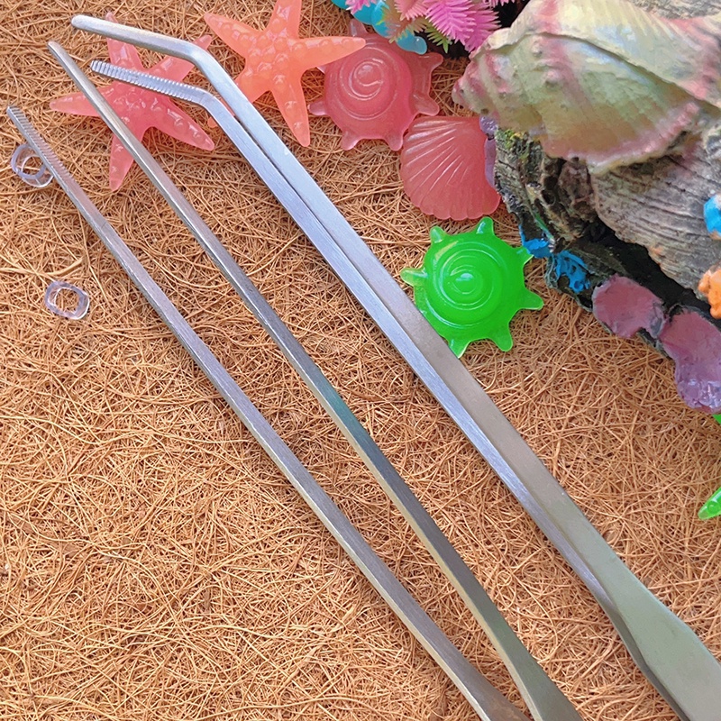 2 pcs Nhíp thuỷ sinh siêu dài các loại - phụ kiện bể cá cảnh, thuỷ sinh Nhíp 27cm thủy sinh