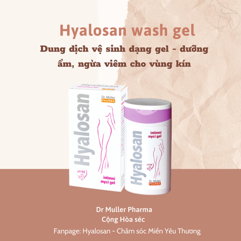 Gel vệ sinh hằng ngày Hyalosan