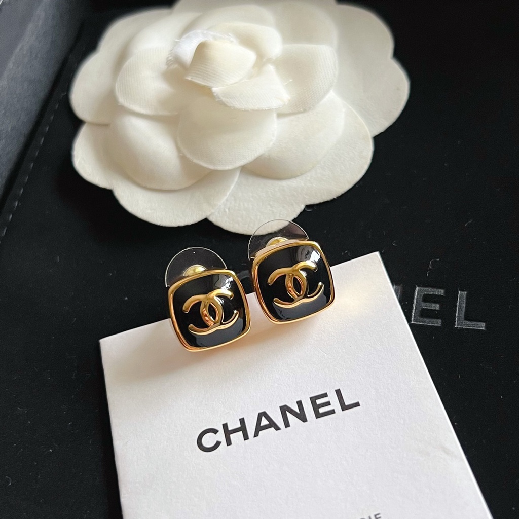 Đôi Bông Tai Mạ Bạc 925 Hình Chữ C Thời Trang