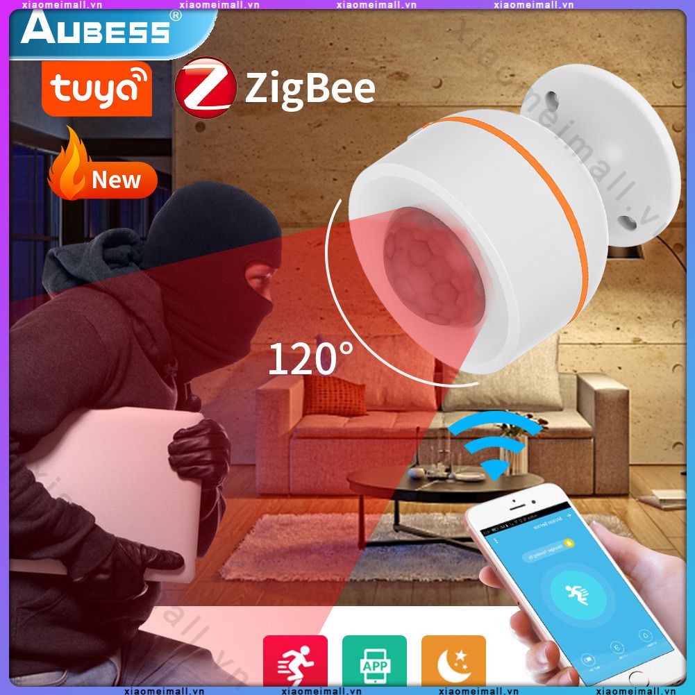 Tuya Máy Dò Cảm Biến Chuyển Động Zigbee Pir Thông Minh Với Nhiệt Độ Và Độ Ẩm Chạy Bằng Pin Hoặc Nguồn Điện Usb (Xiaomeimall)