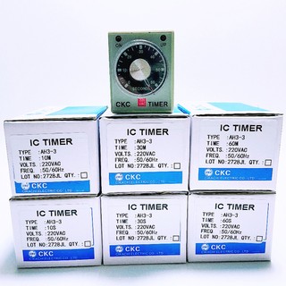 Rơ Le Thời Gian CKC AH3-3 Kèm Đế