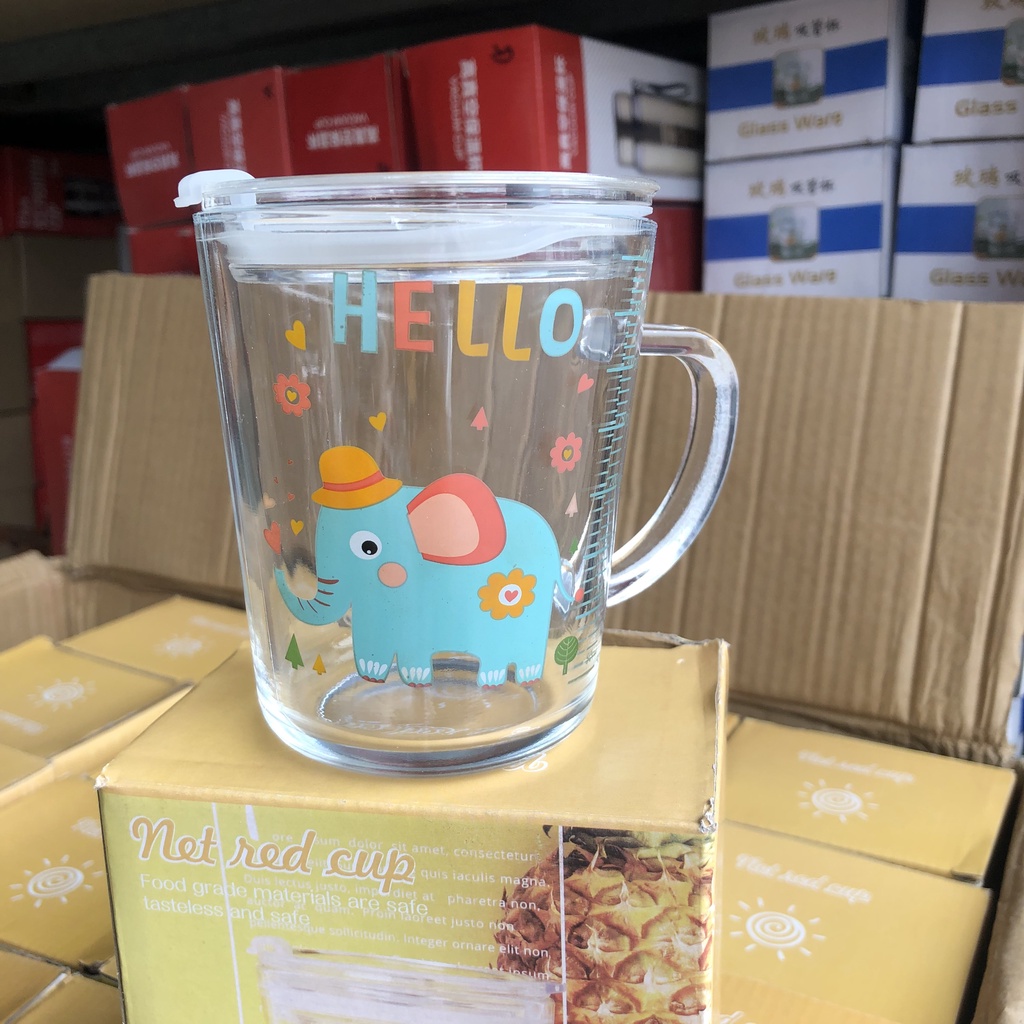 Ly nước, ly thủy tinh có vạch chia ML