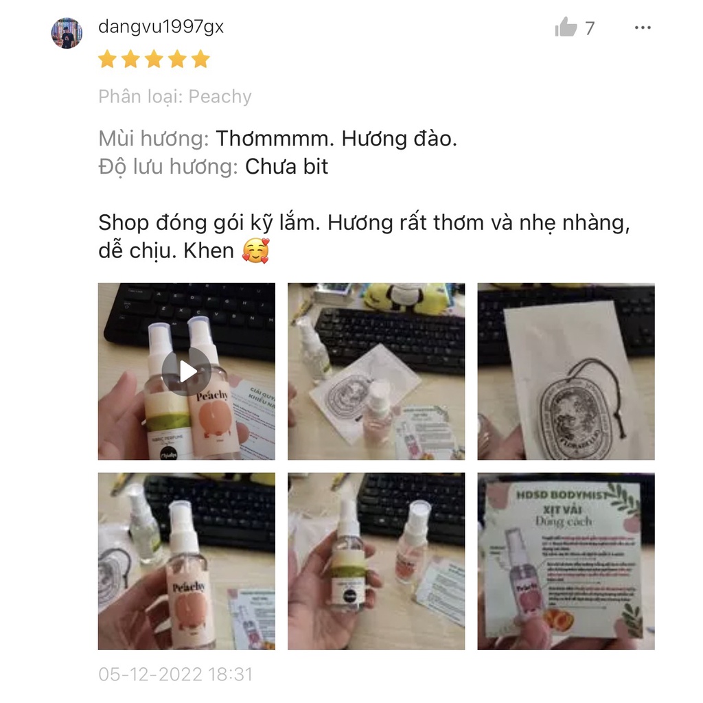 Xịt Thơm Quần Áo Hương Nước Hoa, Xịt Khô Lưu Hương Lâu Fabric Perfume 50ml | BigBuy360 - bigbuy360.vn