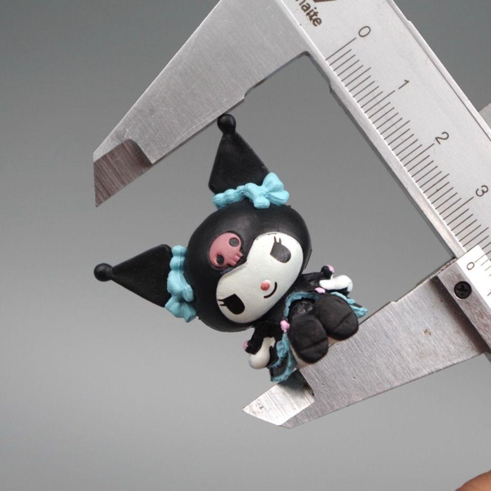 Mô Hình Nhân Vật Anime Kuromi Trang Trí Bánh Kem
