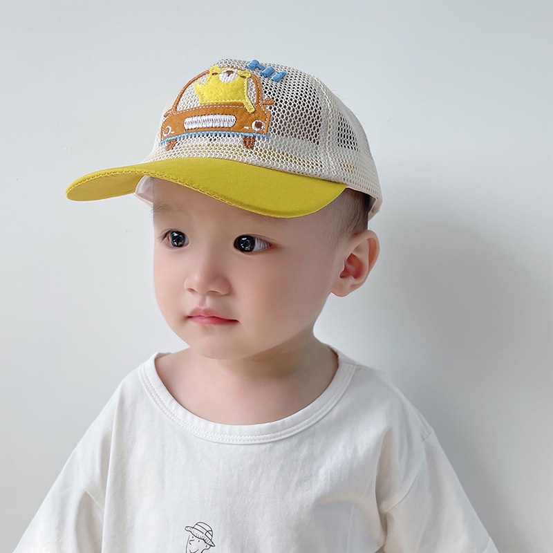 Mũ Lưỡi Trai Phối Lưới Dễ Thương Cho Bé