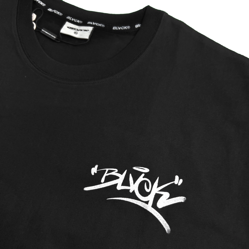 Áo thun in logo BLVCK graffiti T-shirt, 100% Cotton