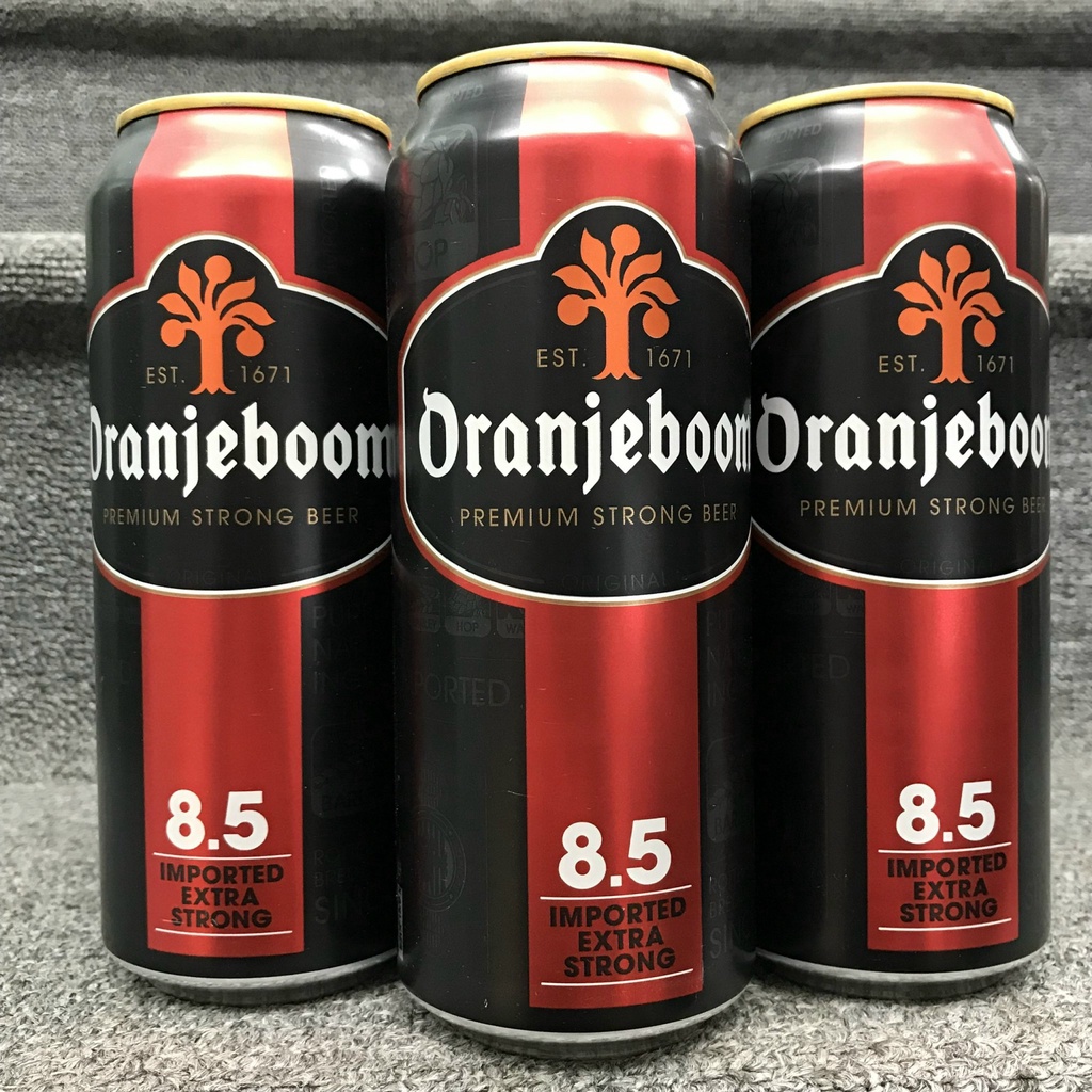 Bia lon Oranjeboom bia độ đậm: 8.5% , 12%, 14% - Hà Lan - Barley ...