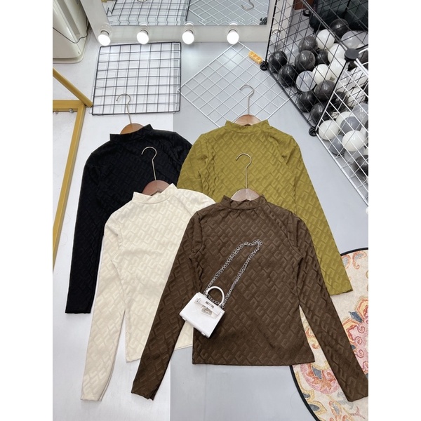 ÁO THUN GIỮ NHIỆT DÁNG ÔM CỔ CAO MS12681