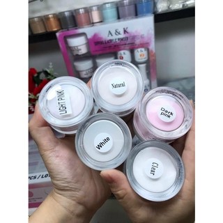 Bộ bột nhúng móng dipping A&K gồm 9 món siêu rẻ