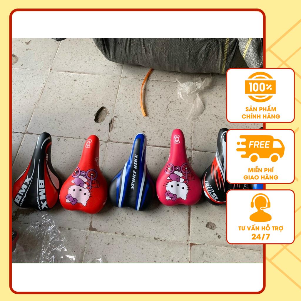 Yên xe đạp trẻ em, yên xe đạp thể thao cho bé trai,bé gái hình cute đáng yêu dễ thương, hàng chuẩn siêu bền