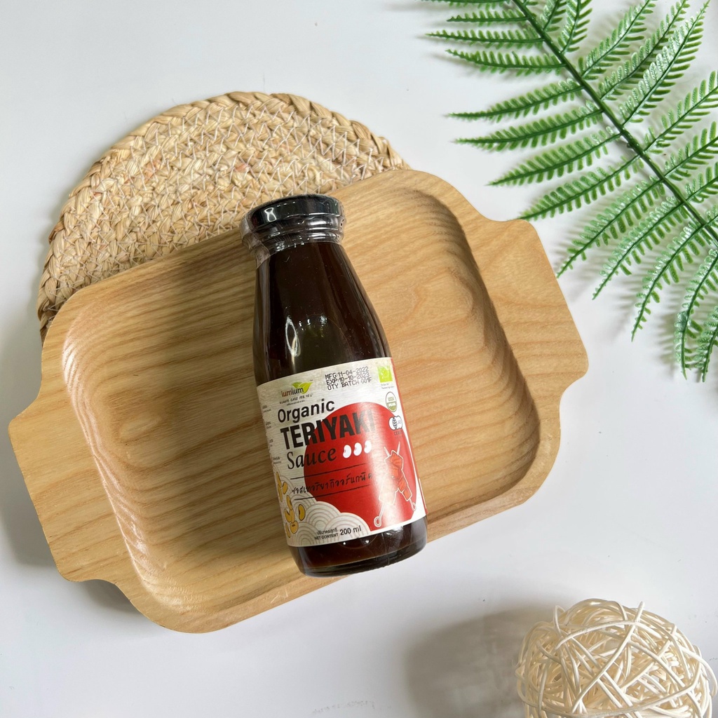 Sốt Teriyaki hữu cơ Lumlum cho bé 12m ăn dặm (Chai 200ml) - Mẹ Mây - Ăn dặm Daily