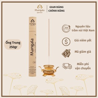 Nhang Trầm Hương Cao Cấp MANGALA 30cm-38cm | Nguyên Liệu Bột Trầm Núi Rừng Tự Nhiên Thượng Hạng