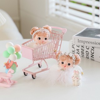 Búp bê 11cm cao cấp áo ngủ mini sơ sinh dễ thương đóng hộp quà tặng sinh nhật đồ chơi cho bé gái trang trí nhà cửa