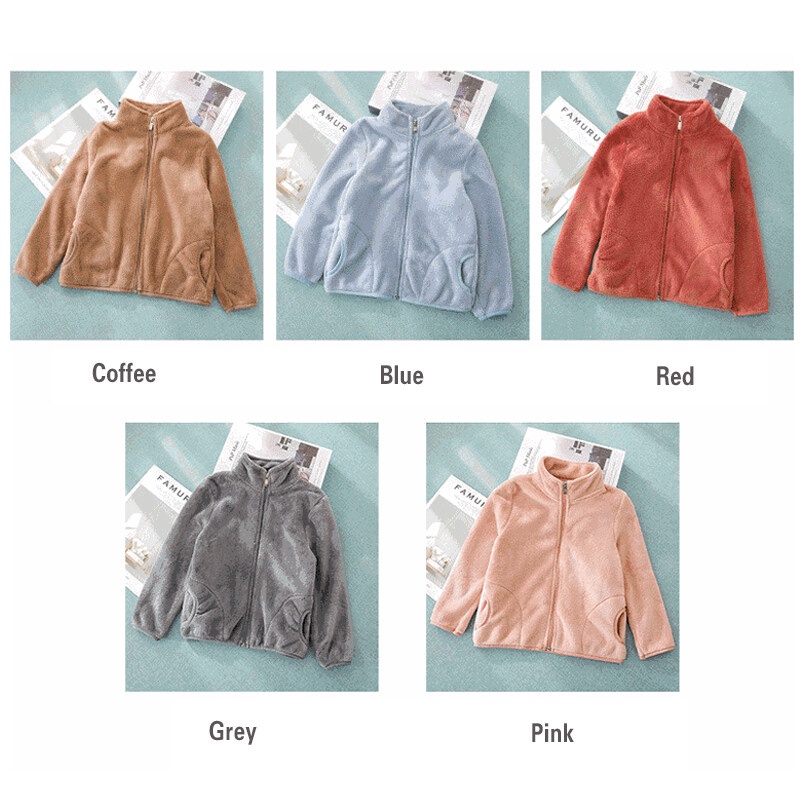 Planet Áo Khoác Cổ Đứng Lót Nhung Giữ Ấm Thời Trang Hàn Quốc Cho Nữ Thiết Kế Dày Hơn. Áo tank top Cổ Lọ Chống Gió Thiết Kế Xinh Xắn Cho Bé Trai