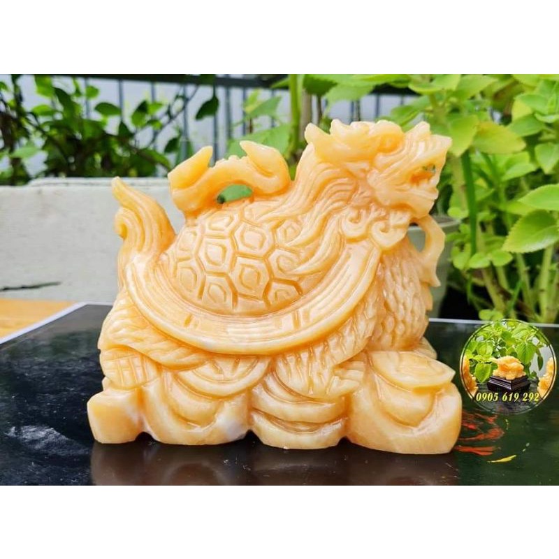 Long Quy Đá Ngọc Hoàng Long dài 15cm