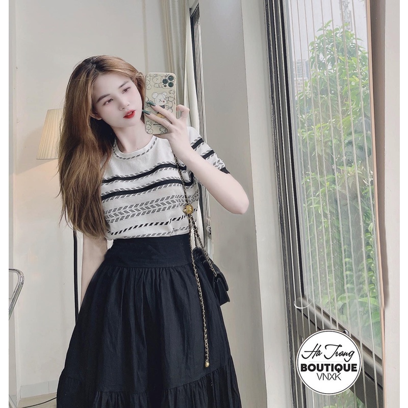 Áo len + Chân váy