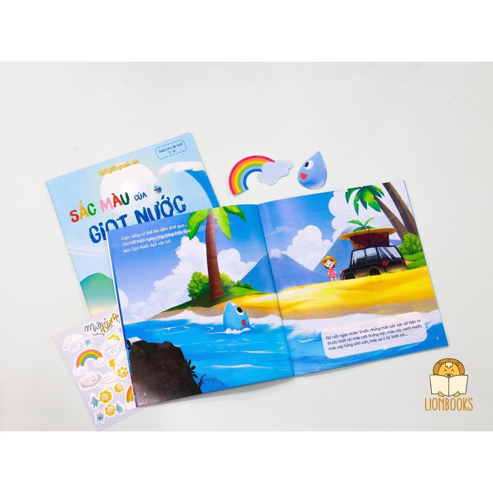 Sách thiếu nhi - Sắc màu của giọt nước Lionbooks