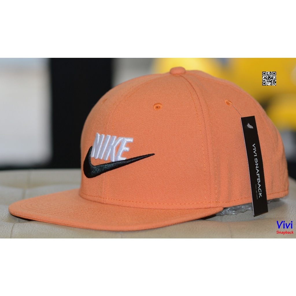 Nón snapback nike thời trang Dri-Fit Pro Futura Snapback,mũ snapback thể thao Nik.e Sportswear Tone màu cam