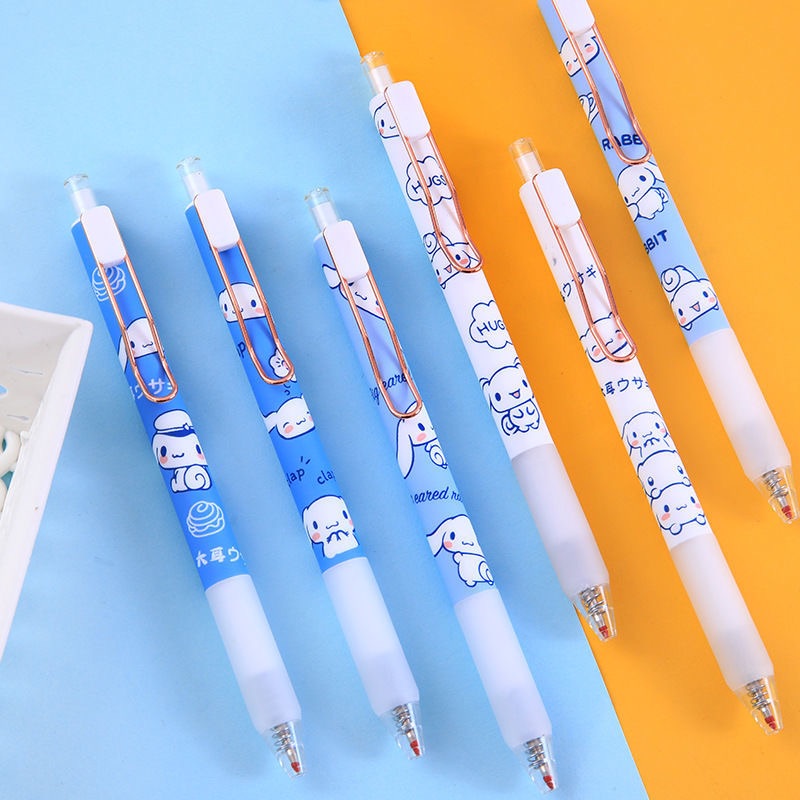 Bút Mực Đen Ngòi 0.5mm Hình Chú Chó Yugui Hoạt Hình Dễ Thương Phù Hợp Cho Văn Phòng