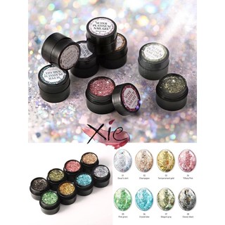 Gel nhũ siêu sáng - Gel nhũ ánh xanh , gel nhũ ánh đen dành cho móng nail <3