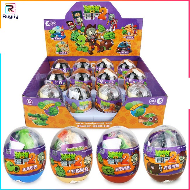 Bộ Đồ Chơi Xếp Hình Plants vs Zombies Bằng ABS PVZ Giáo Dục Sớm RU3