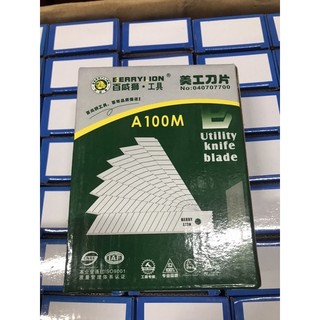Lưỡi dao dọc giấy berylion hộp 20 vỉ tương đương 200 lưỡi