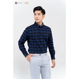 Áo sơ mi Nam dài tay -Sơ mi nam vải Cotton cà bông dày dặn DGCs - WASDBB04M