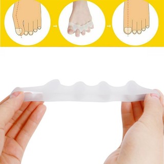 2 pcs silicone bunion corrector toe protector re-useable straightener spreader separator