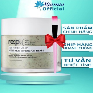 Mặt Nạ Đất Sét RE:P Hương Thảo Bạc Hà Cấp Ẩm Se Khít Lỗ Chân Lông 130G RE:P BIO FRESH MASK WITH REAL NUTRITION HERBS