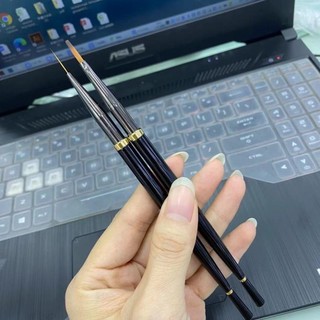 Cọ vẽ nét dài , cọ bản vuông cọ kẻ dạ Dingxi - Cọ vẽ nail chuyên dụng