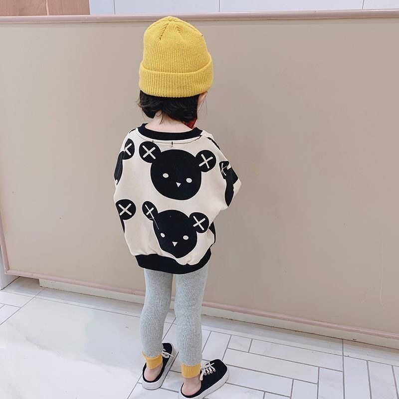 Planet Áo hoodie Tay Dài In Hình Gấu Dễ Thương Phong Cách Thể Thao Dễ Phối Đồ Chống Trầy Xước Cho Nữ