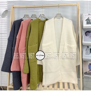 Áo cardigan len dáng dài ( có sẵn )