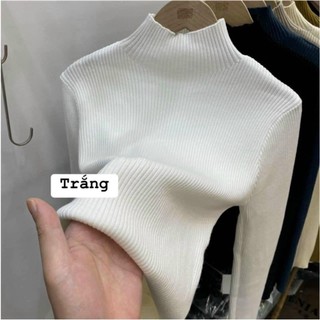 Áo tăm len cổ 3P co dãnnn