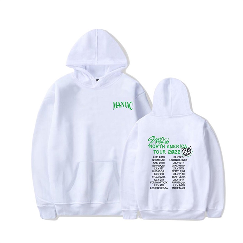 Áo hoodie Nỉ kpop skz maniac tour kpop Hỗ Trợ Cho Nam Và Nữ