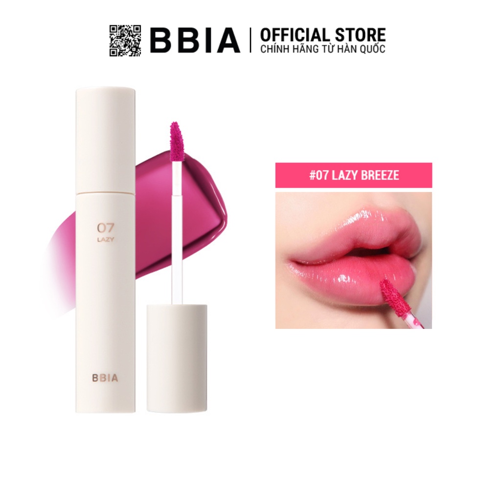 Son tint bóng Bbia Glow Lip Tint - Version 2( 5 màu) 3.2g Bbia Official Store