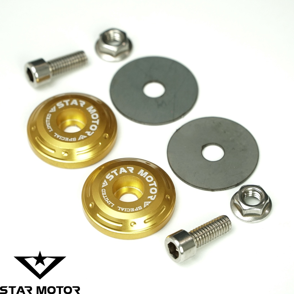 Ốc chụp đậy gương Xe SH, Lead, Vision - Star Motor - Nắp gương, nắp đậy chân gương xe máy