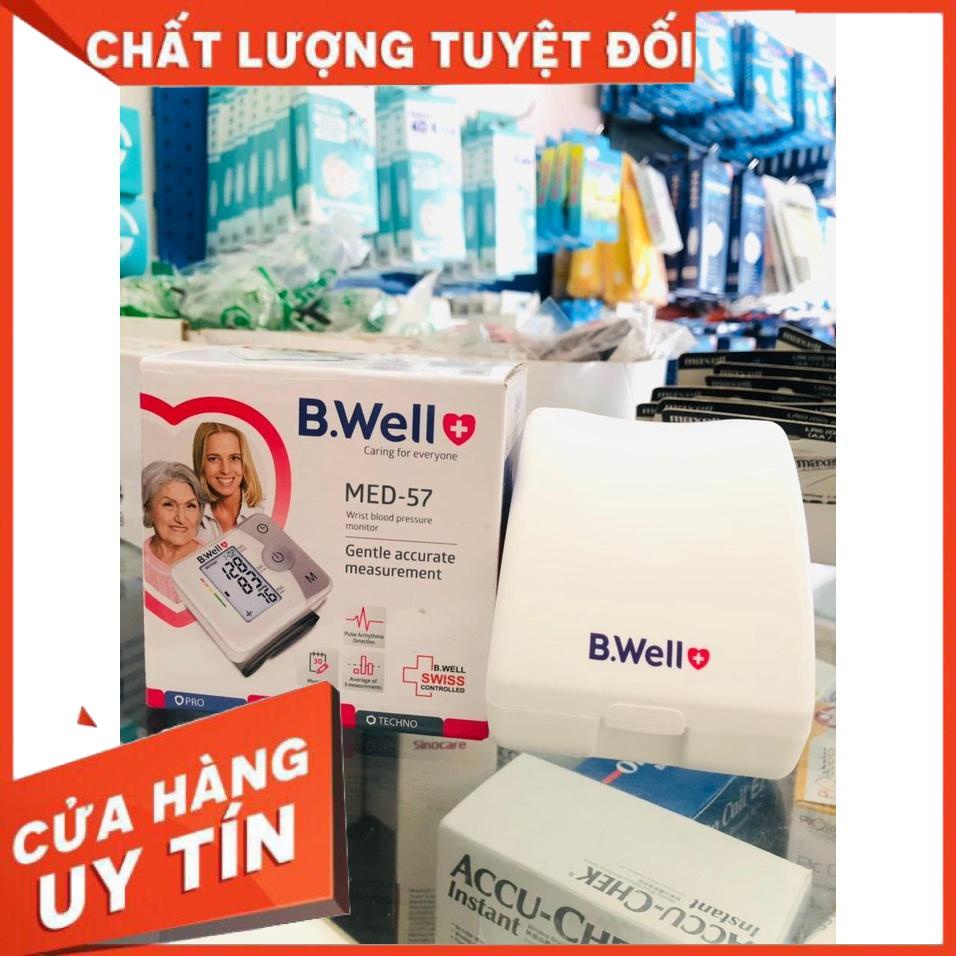 Máy đo huyết áp cổ tay Bwell MED-57 nhập khẩu nguyên chiếc từ Thụy Sỹ