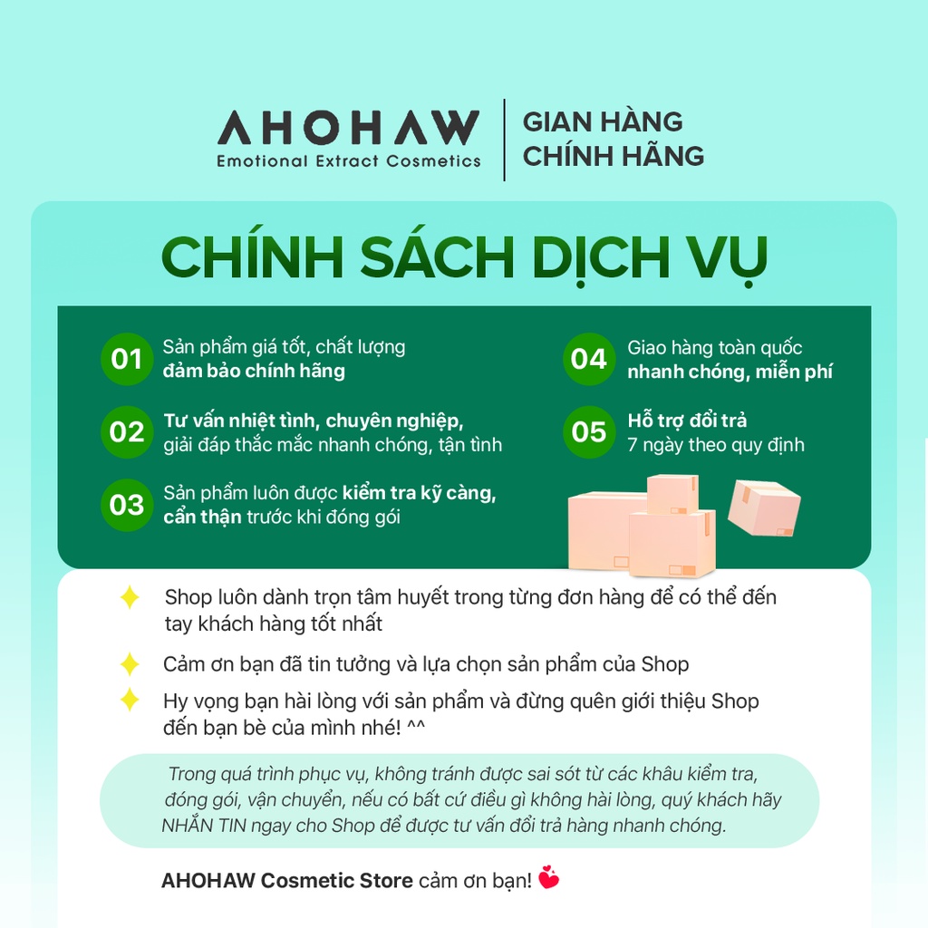Kem Che Khuyết Điểm SPF50/PA+++ AHOHAW Inten-Cure Brightening Blemish Balm 50g - Nâng Tone Da Tự Nhiên, Chống Tia UV