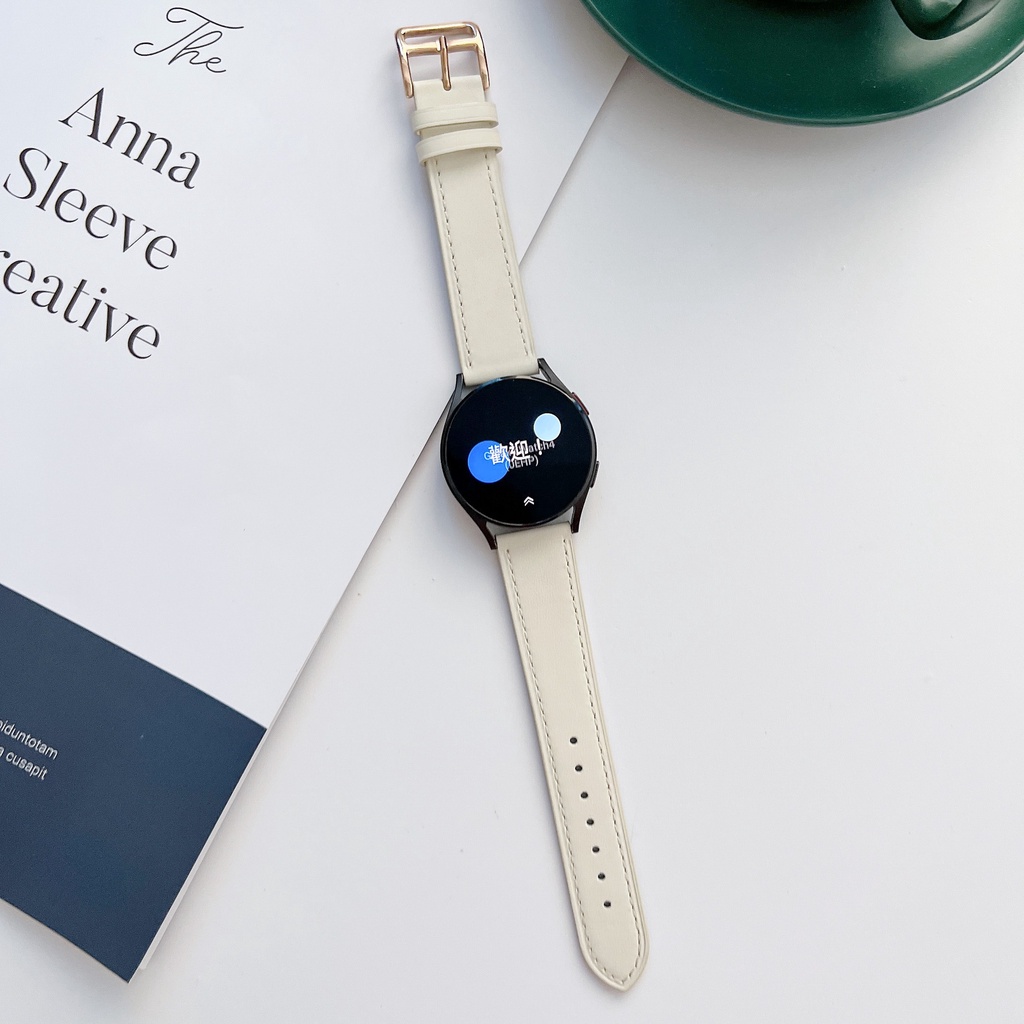 DÂY DA HERMES KHÓA ĐÔI 20MM CHỐT THÔNG MINH DÀNH CHO CÁC DÒNG SMART WATCH SAMSUNG, XIAOMI. OPPO, HUAWEI